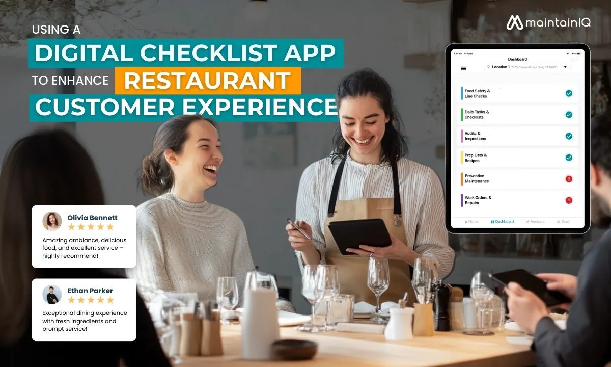 Using a Digital Checklist App to Enhance Restaurant Customer Experience