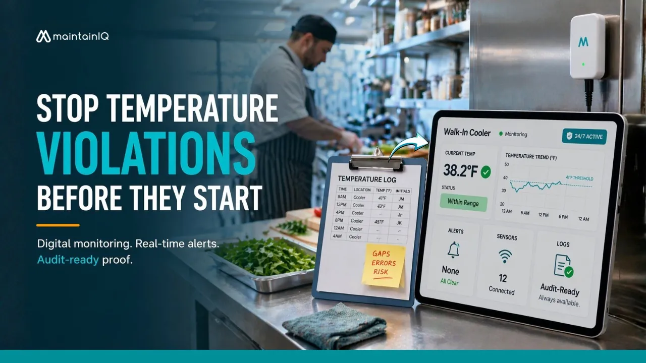How Digital Temperature Monitoring Prevents Food Safety Violations