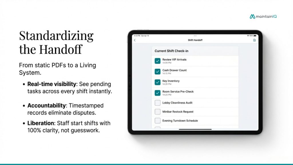 Standardizing the Front Desk Handoff