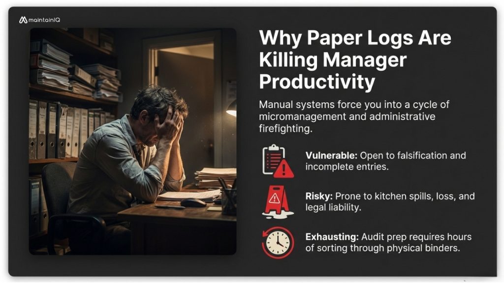 Why Paper Logs are Killing Manager Productivity