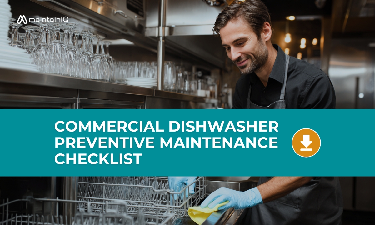 Free Commercial Dishwasher Preventive Maintenance Checklist PDF