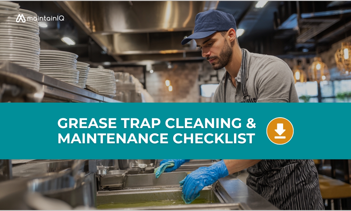 Free Grease Trap Cleaning & Maintenance Checklist PDF