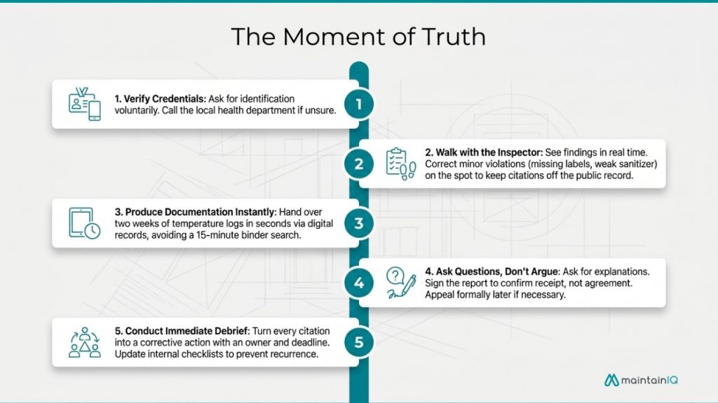 What to Do When the Health Inspector Arrives