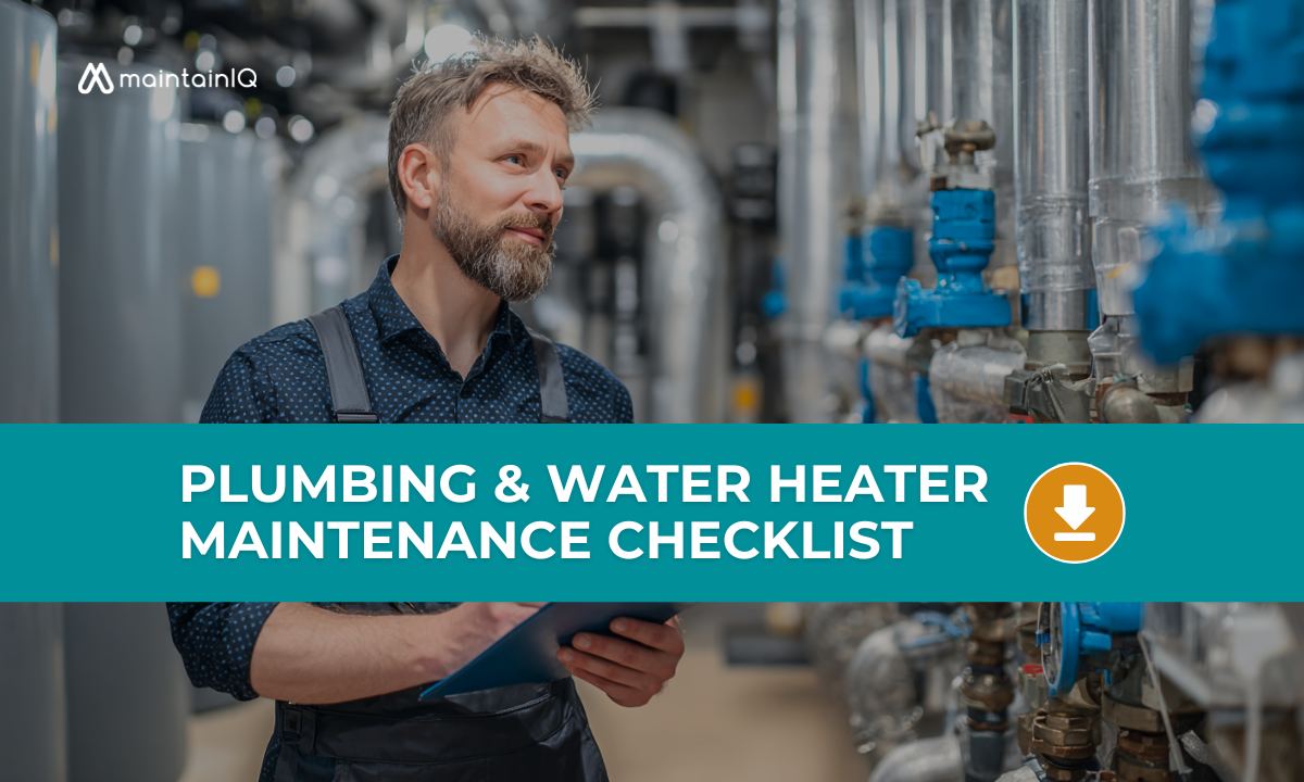 Plumbing & Water Heater Maintenance Checklist