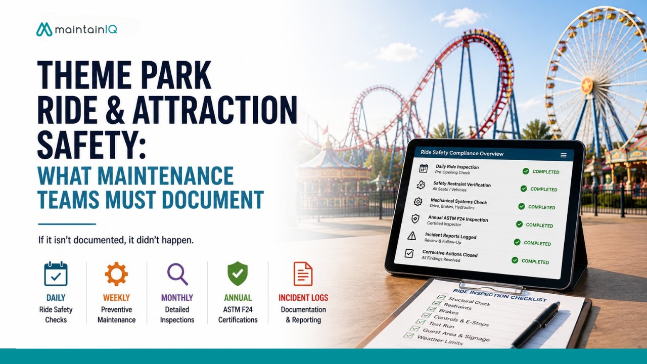 Theme Park Ride & Attraction Safety What Maintenance Teams Must Document