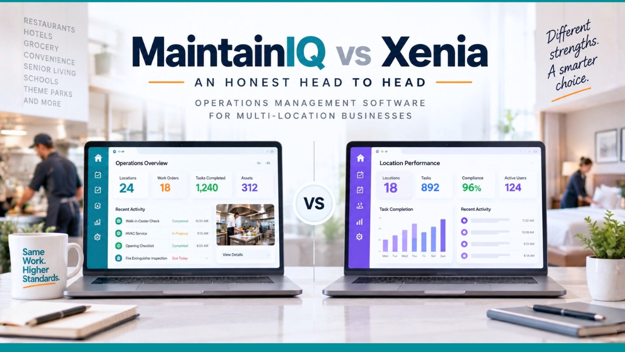 MaintainIQ vs Xenia, an Honest Head to Head