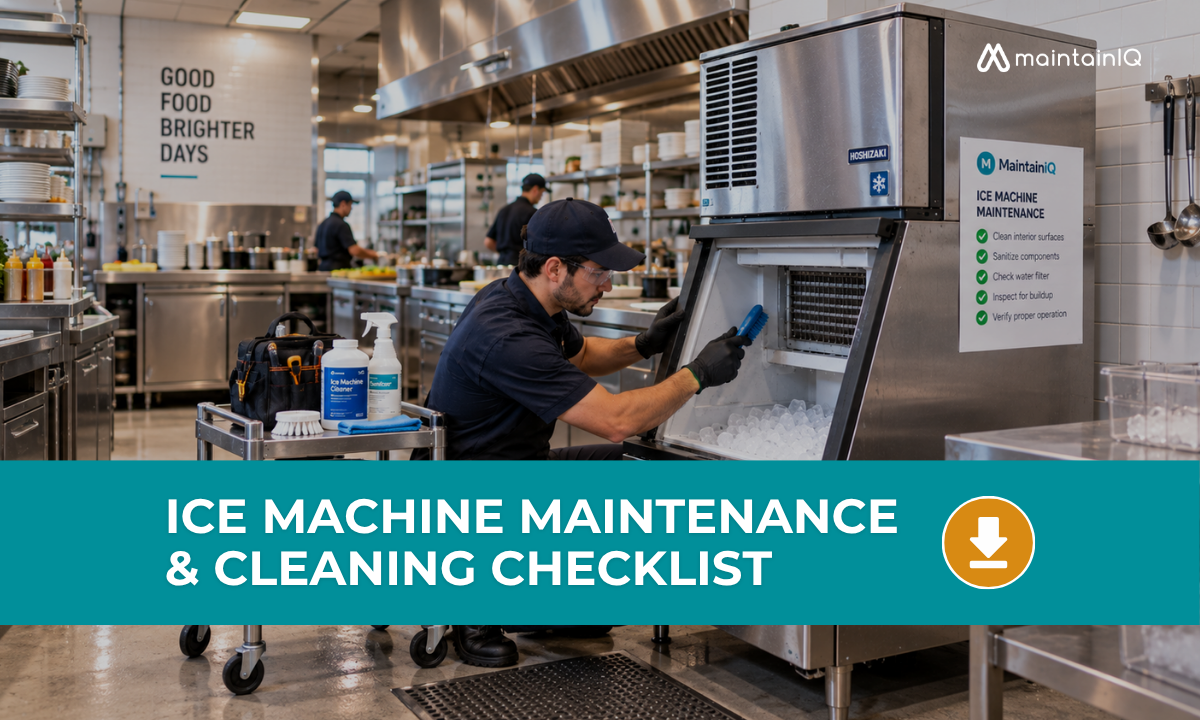 Ice Machine Maintenance & Cleaning Checklist