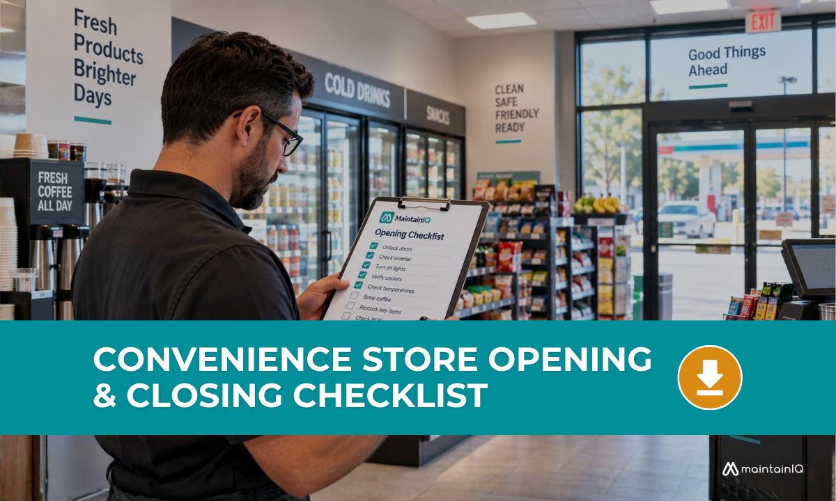 Convenience Store Opening & Closing Checklist