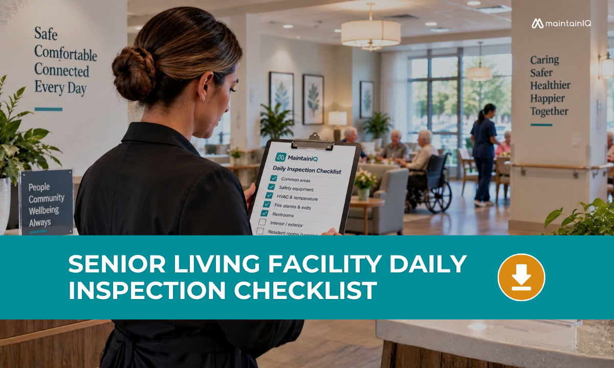 Senior Living Facility Daily Inspection Checklist